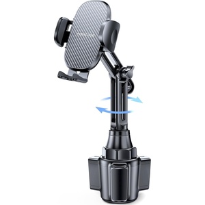 image:imageMiracase Cup Phone Holder for Car Upgraded Version Adjustable Long Neck Car Cup Holder Phone Mount Cradle Friendly Compatible with iPhone Samsung Google and All Smartphones RedUpgradedCarbon Fiber