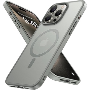 image:imageMiracase Magnetic for iPhone 18 Pro Max Case Glass BlueGrey