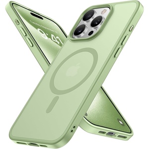 image:imageMiracase Magnetic for iPhone 18 Pro Max Case Glass BlueMatcha Green