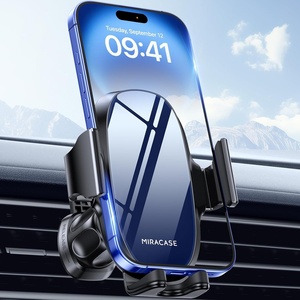 image:imagemiracase Upgraded2nd Generation Universal Phone Holders for Your Car Hands Free Air Vent Car Phone Holder Mount Compatible with iPhone 161514131211 Series and All PhonesNavy Blue